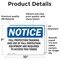 Signmission 7 in Height, 10 in Width, Vinyl Decal, Rectangle OS-2PACK-NS-D-710-L-12473 - alternate 3